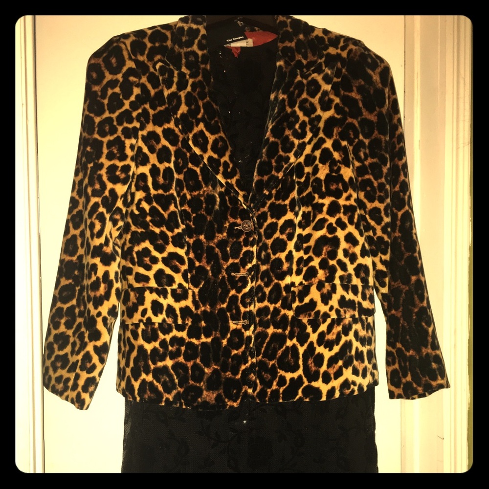 Leopard print Blazer Lucky Brand M